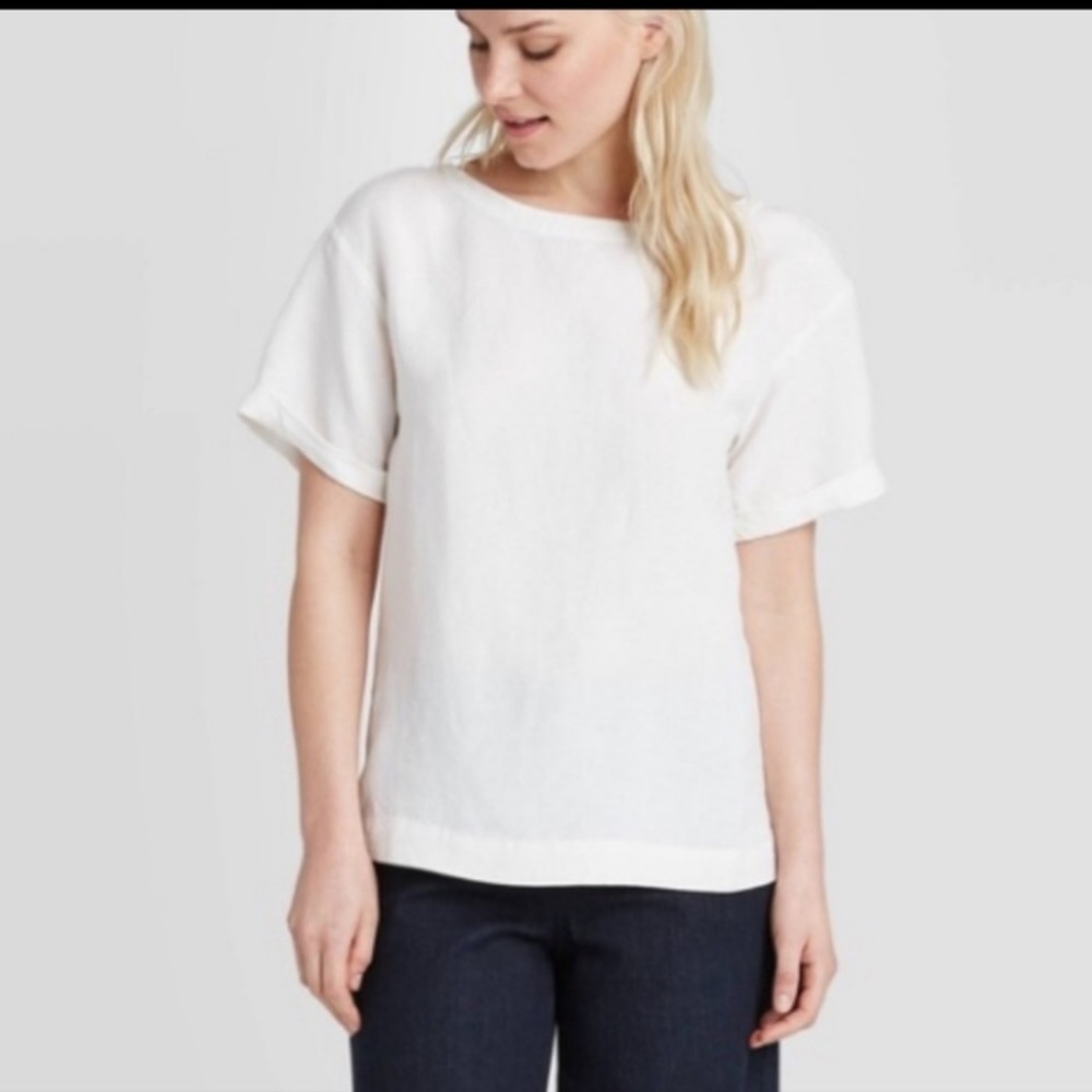 NWOT A New Day linen top size small